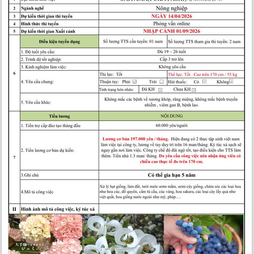 Nông nghiệp trồng trọt